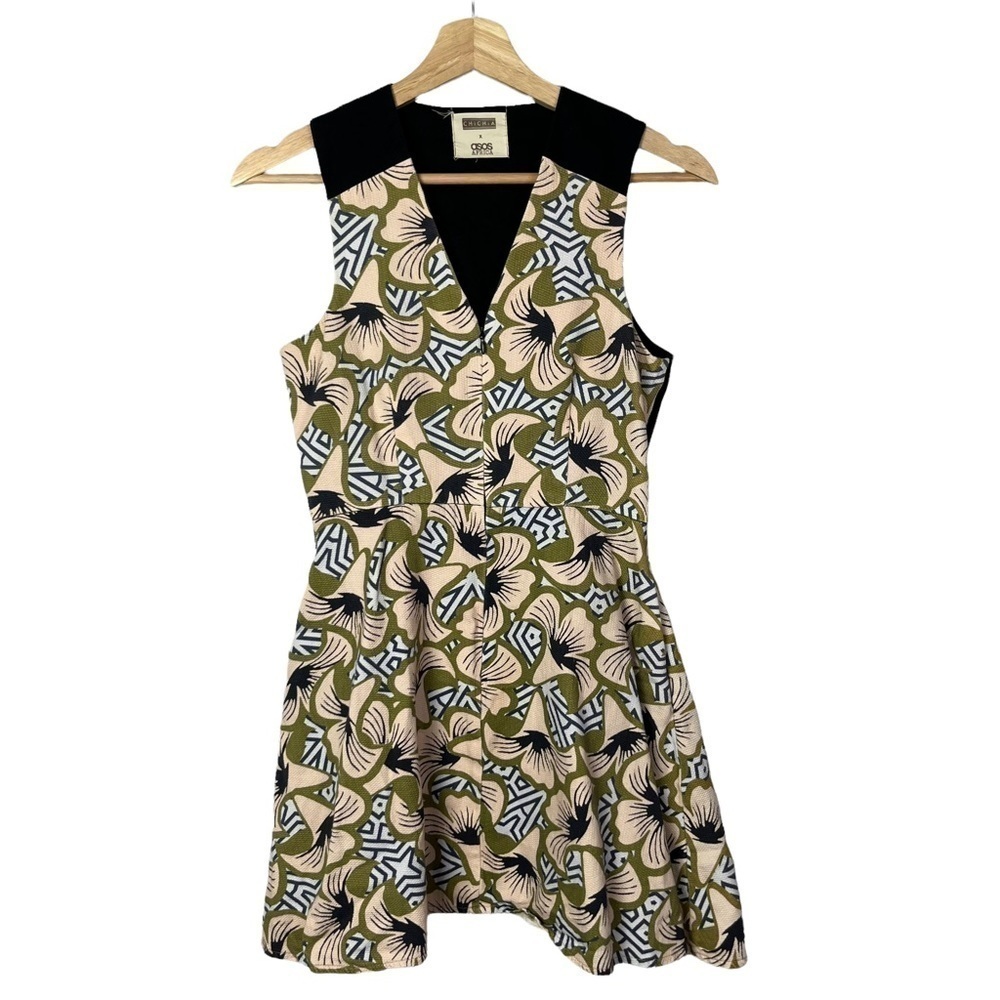 ASOS Africa X Chichia Honeysuckle Fit & Flare Mini Dress 2